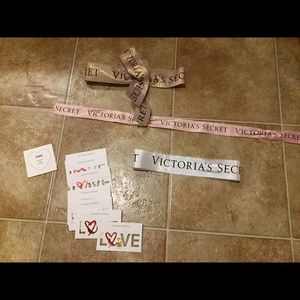 Victoria secret Cards/ribbons